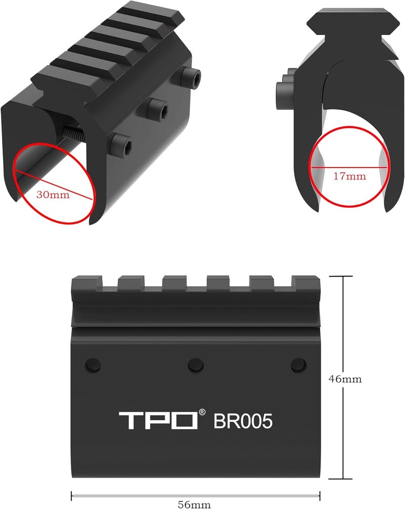 FSI Barrel Mount with Picatinny Rail for Laser Flashlight - Image 2